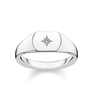 Thomas Sabo Jewellery Thomas Sabo Nostalgic Vintage Star Ring - Size 56