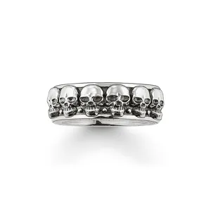 Thomas Sabo Jewellery Thomas Sabo Rebel At Heart Sterling Silver Skull Ring