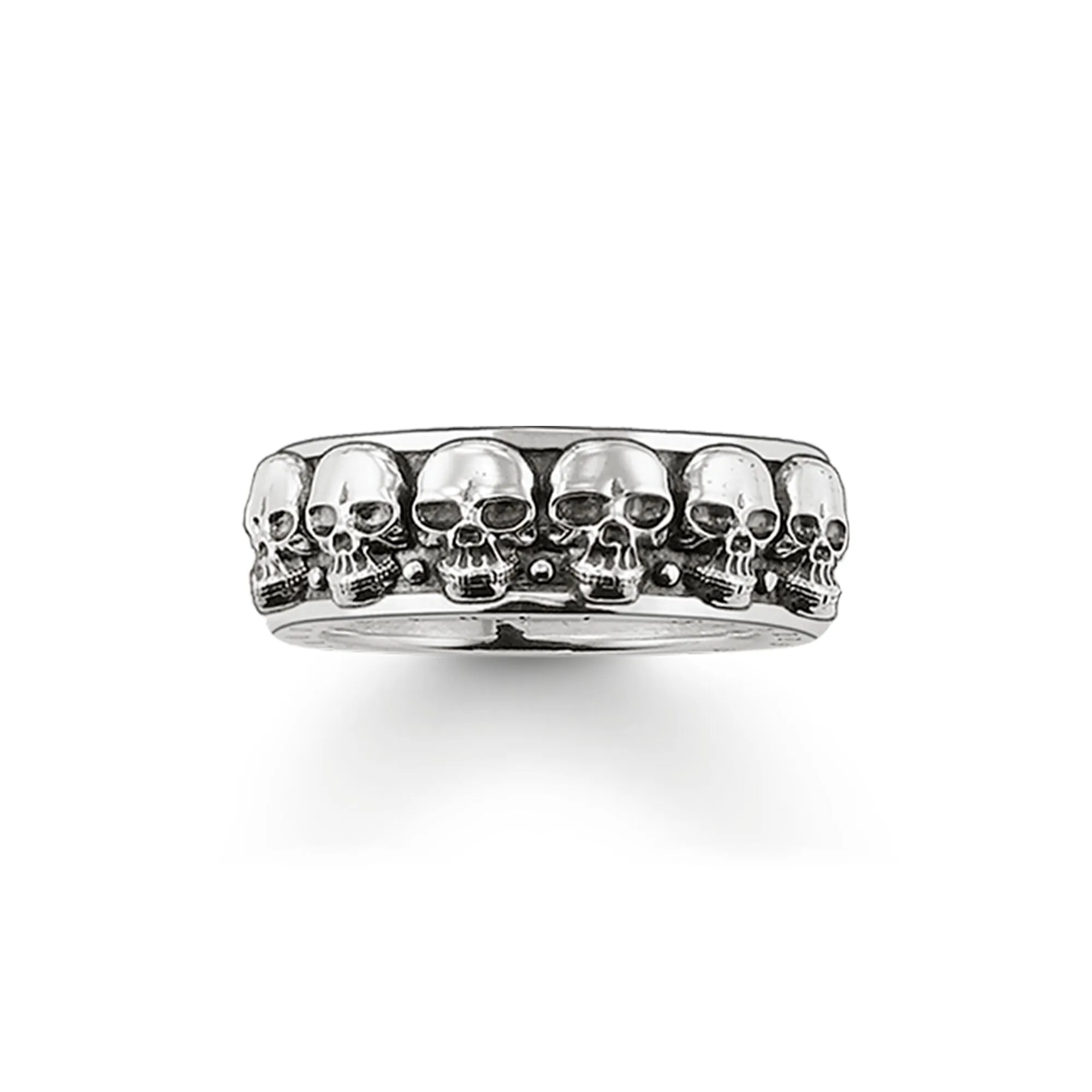 Thomas Sabo Jewellery Thomas Sabo Rebel At Heart Sterling Silver Skull Ring
