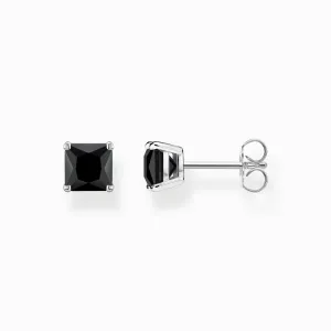 Thomas Sabo Jewellery Thomas Sabo Sterling Black Stone Stud Earrings