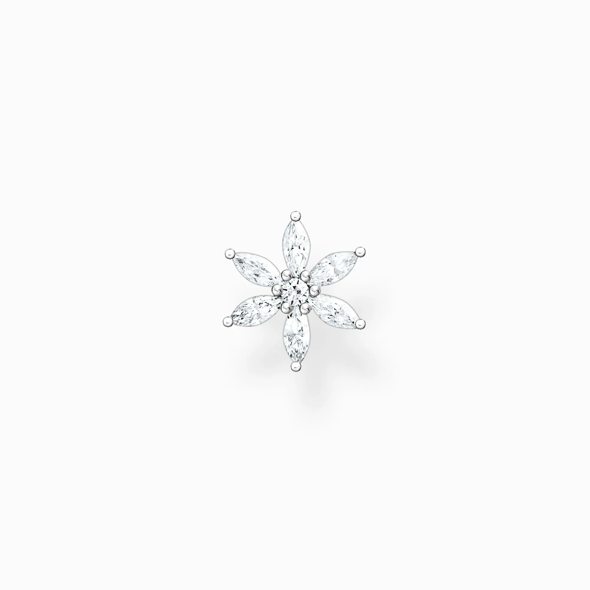 Thomas Sabo Jewellery Thomas Sabo Sterling Flower Single Stud Earring