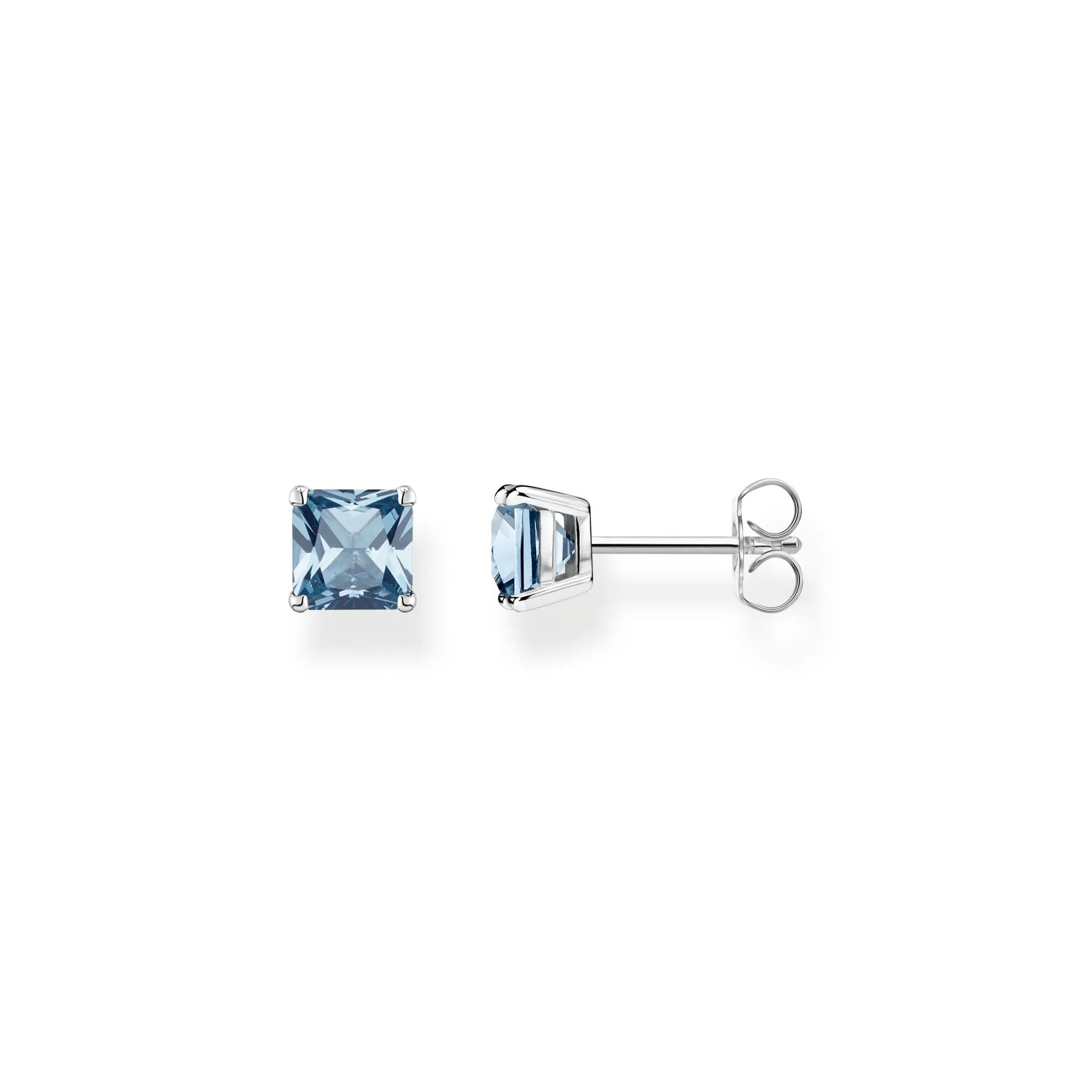 Thomas Sabo Jewellery Thomas Sabo Sterling Silver Blue Stone Stud Earrings