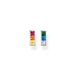 Thomas Sabo Jewellery Thomas Sabo Sterling Silver Colourful Stone Stud Earrings