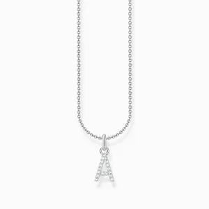 Thomas Sabo Jewellery Thomas Sabo Sterling Silver Letter A Necklace