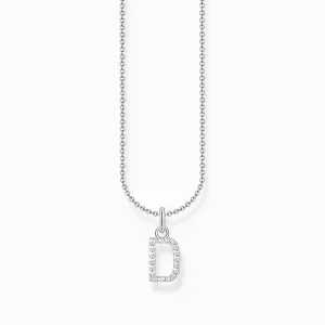 Thomas Sabo Jewellery Thomas Sabo Sterling Silver Letter D Necklace