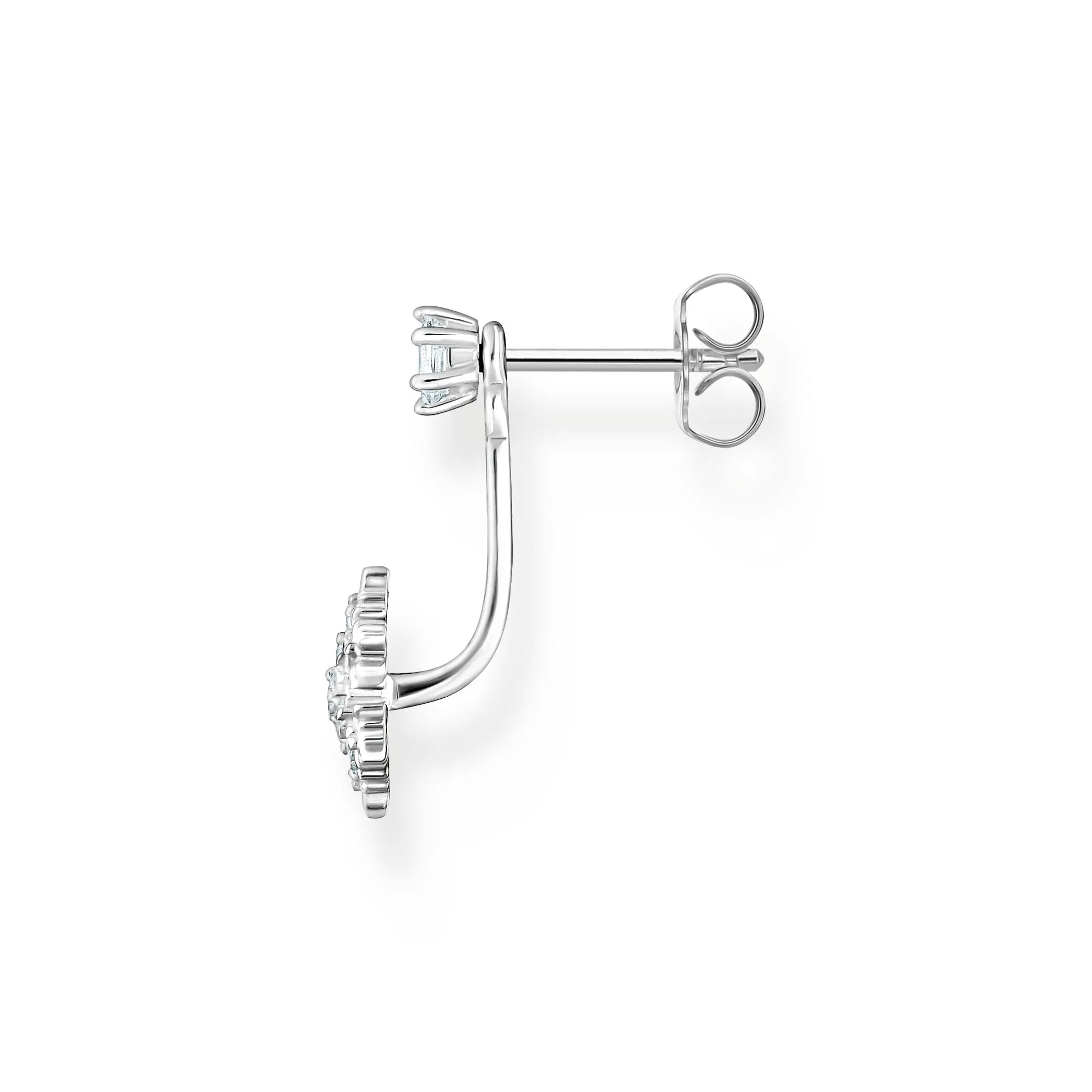 Thomas Sabo Jewellery Thomas Sabo Sterling Silver Snowflake Single Stud Earring