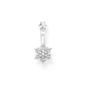 Thomas Sabo Jewellery Thomas Sabo Sterling Silver Snowflake Single Stud Earring