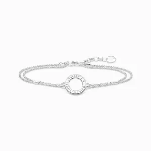 Thomas Sabo Jewellery Thomas Sabo Sterling Silver White Stones Circle Bracelet
