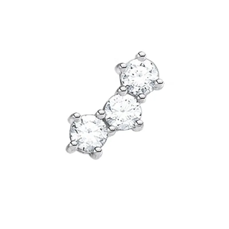 Thomas Sabo Jewellery Thomas Sabo Sterling Silver Zirconia Single Stud Earring