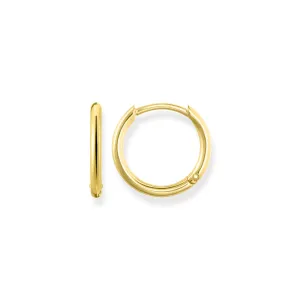 Thomas Sabo Jewellery Thomas Sabo Yellow Gold Plated Sterling Silver Small Hoop Earrings
