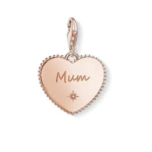 Thomas Sabo Mum Heart Charm 1688-416-40 Thomas Sabo Collectable Charms