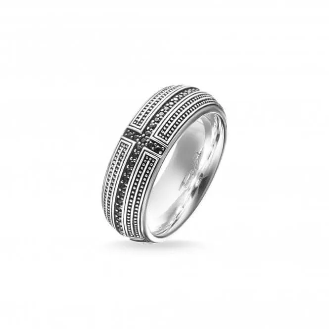 Thomas Sabo Pavé Cross Band Ring TR1943-051-11 Thomas Sabo Rings