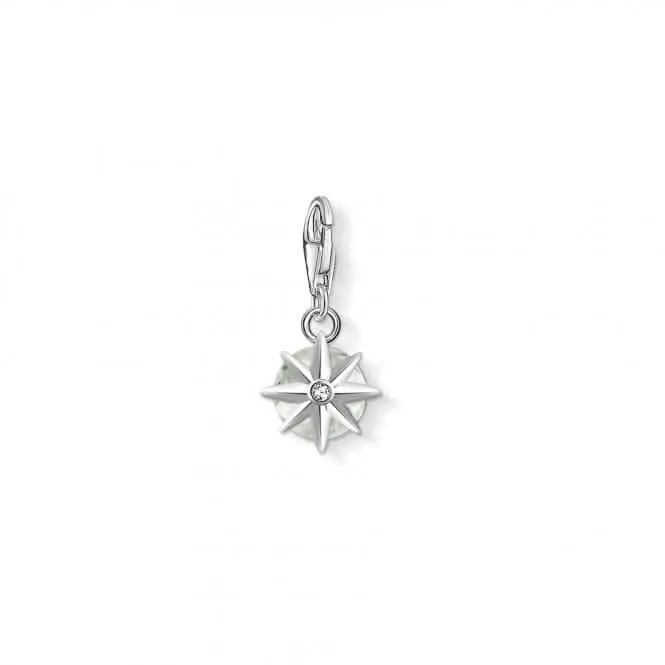 Thomas Sabo Prasiolite August Birthstone Charm 1786-465-33 Thomas Sabo Collectable Charms