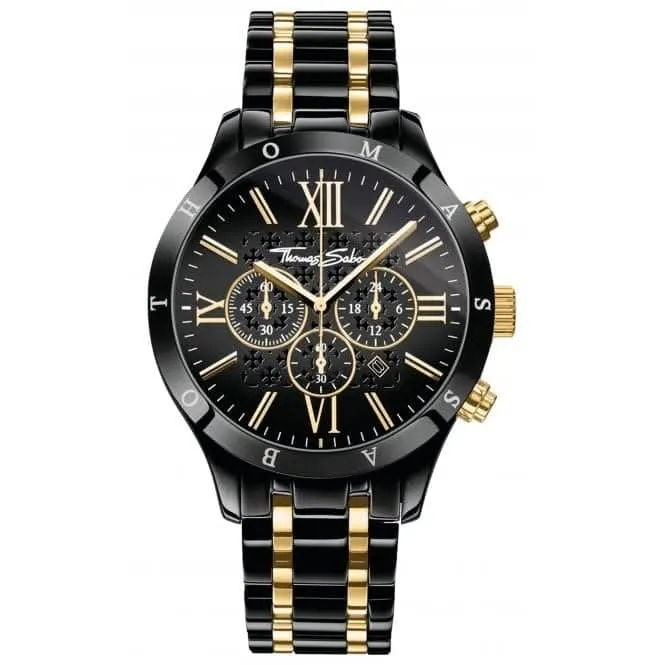 Thomas Sabo Rebel At Heart Mens Chronograph Watch WA0264-278-203