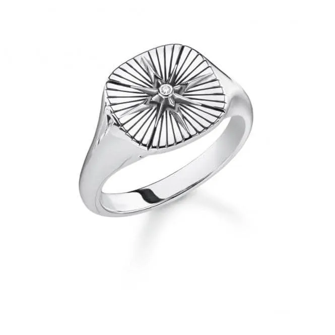 Thomas Sabo Rebel at heart Vintage Star Silver Ring TR2247-643-14 Thomas Sabo Rings