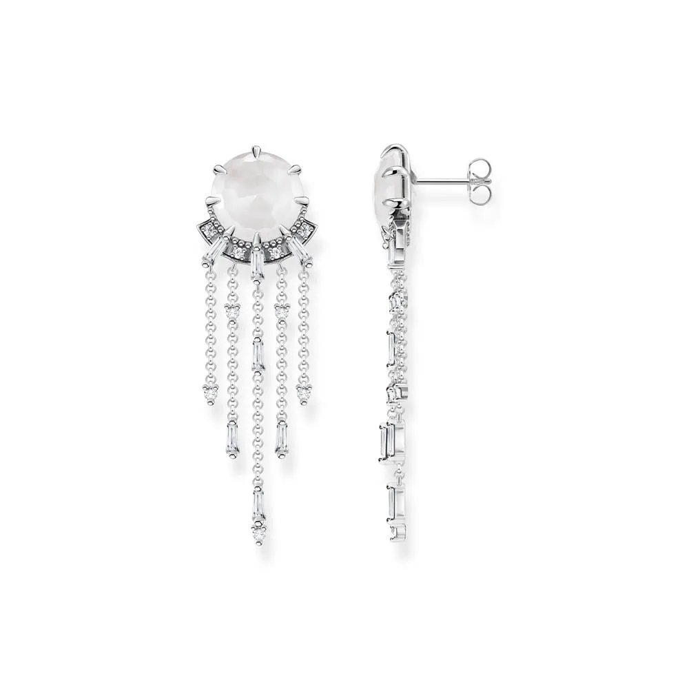 Thomas Sabo Silver Jewellery Thomas Sabo Sterling SilverRise And Shine CZ Chandelier Earrings