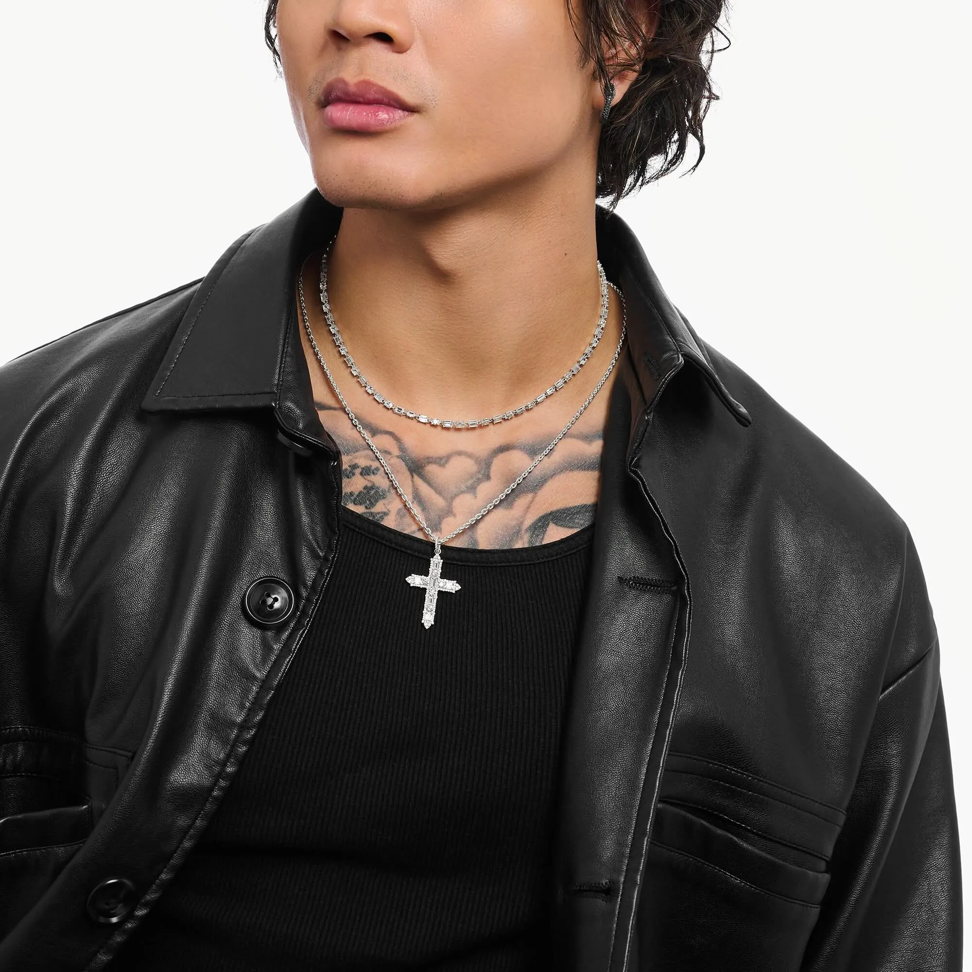 Thomas Sabo Sterling Silver Anchor Chain Necklace KE2285-001-21 Thomas Sabo Necklaces