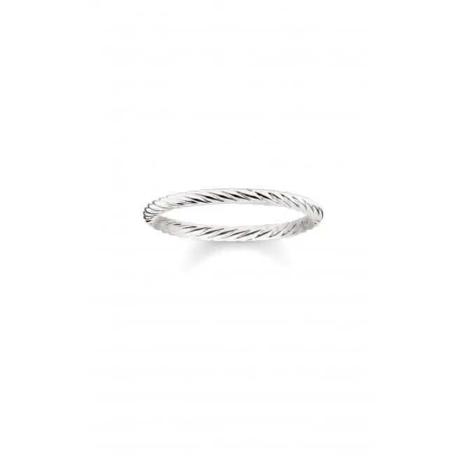Thomas Sabo Sterling Silver Cord Ring TR2121-001-12 Thomas Sabo Rings