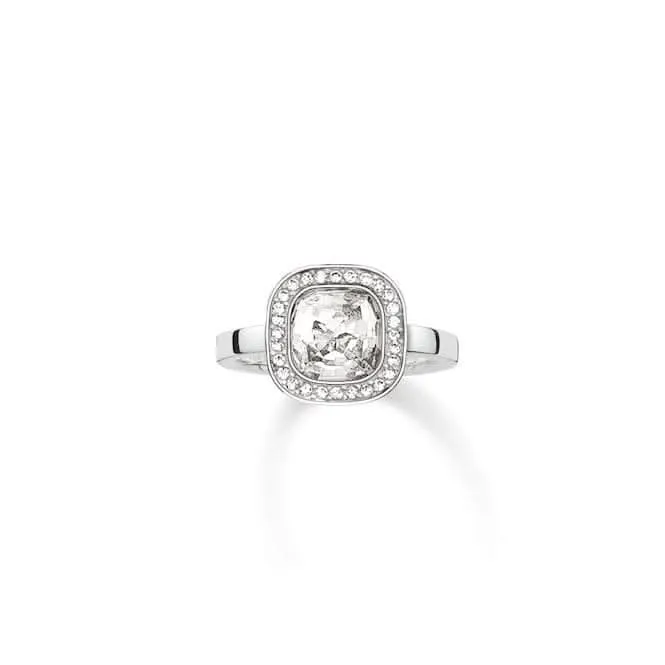 Thomas Sabo Sterling Silver Zirconia White Ring TR2029-051-14 Thomas Sabo Rings