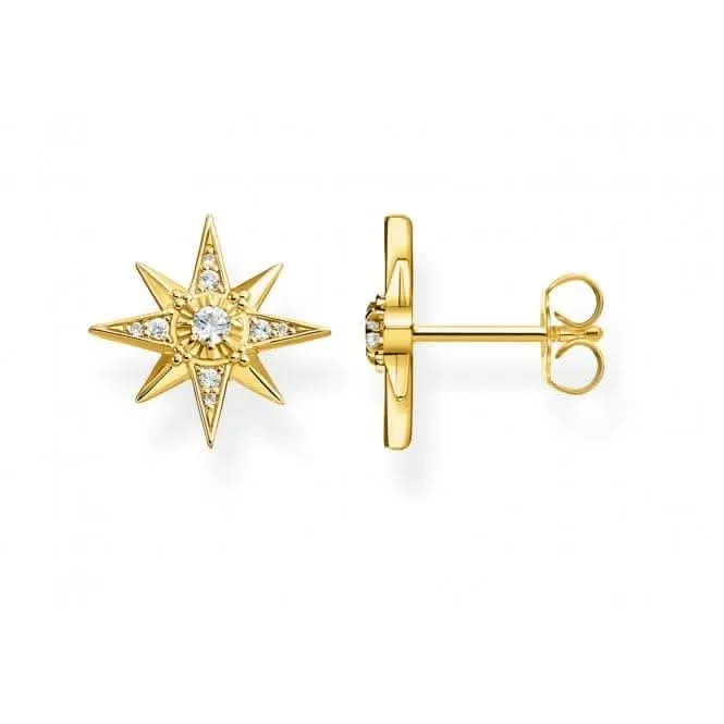 Thomas Sabo White Gold Zirconia Magic Stars Ear Studs H2081-414-14 Thomas Sabo Earrings
