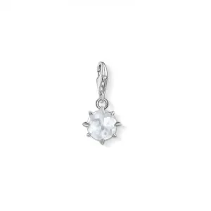 Thomas Sabo White Rock Crystal April Birthstone Charm 1790-197-14 Thomas Sabo Collectable Charms