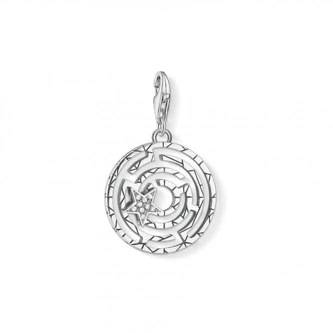 Thomas Sabo White Silver Maze Charm 1823-643-14 Thomas Sabo Collectable Charms