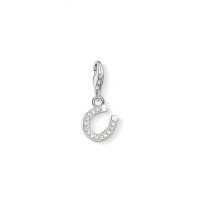 Thomas Sabo White Zirconia Horseshoe Charm 1795-051-14 Thomas Sabo Collectable Charms