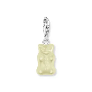 Thomas Sabo Womens Charms Jewellery Charm pendant goldbears in white