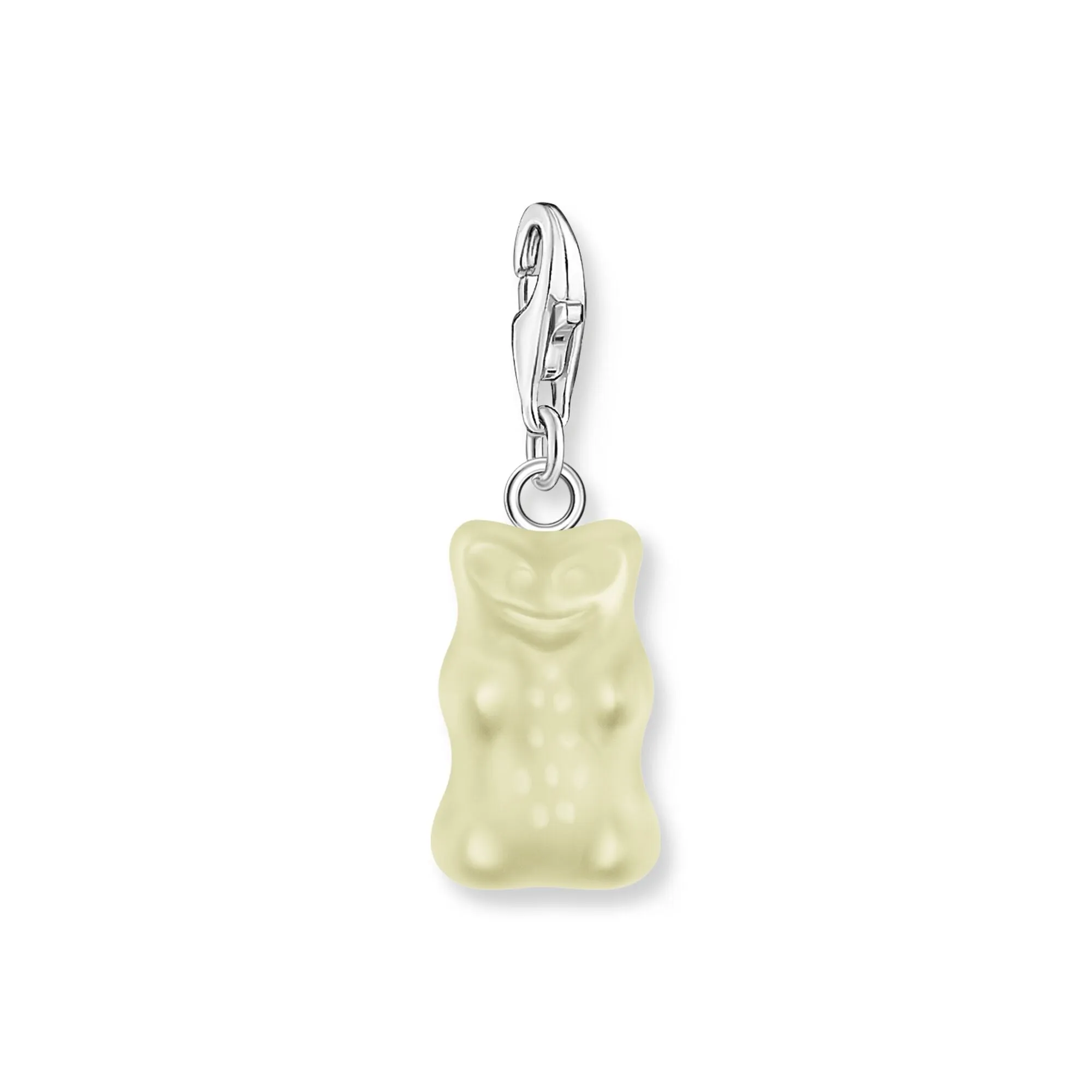 Thomas Sabo Womens Charms Jewellery Charm pendant goldbears in white