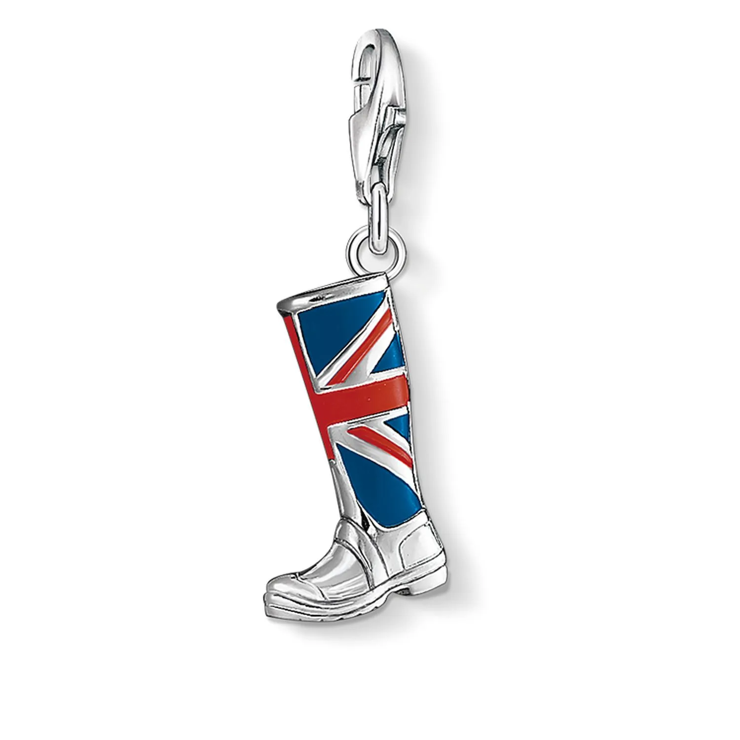 Thomas Sabo Womens Charms Jewellery Charm Pendant London boot with Union Jack