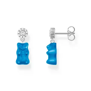 Thomas Sabo Womens Earrings Ear Studs with Blue Goldbears