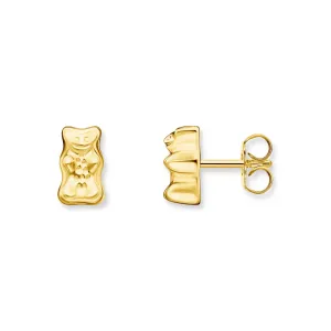 Thomas Sabo Womens Earrings Ear studs with Gold HARIBO goldbear