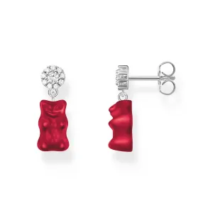 Thomas Sabo Womens Earrings Ear Studs with Red Goldbears