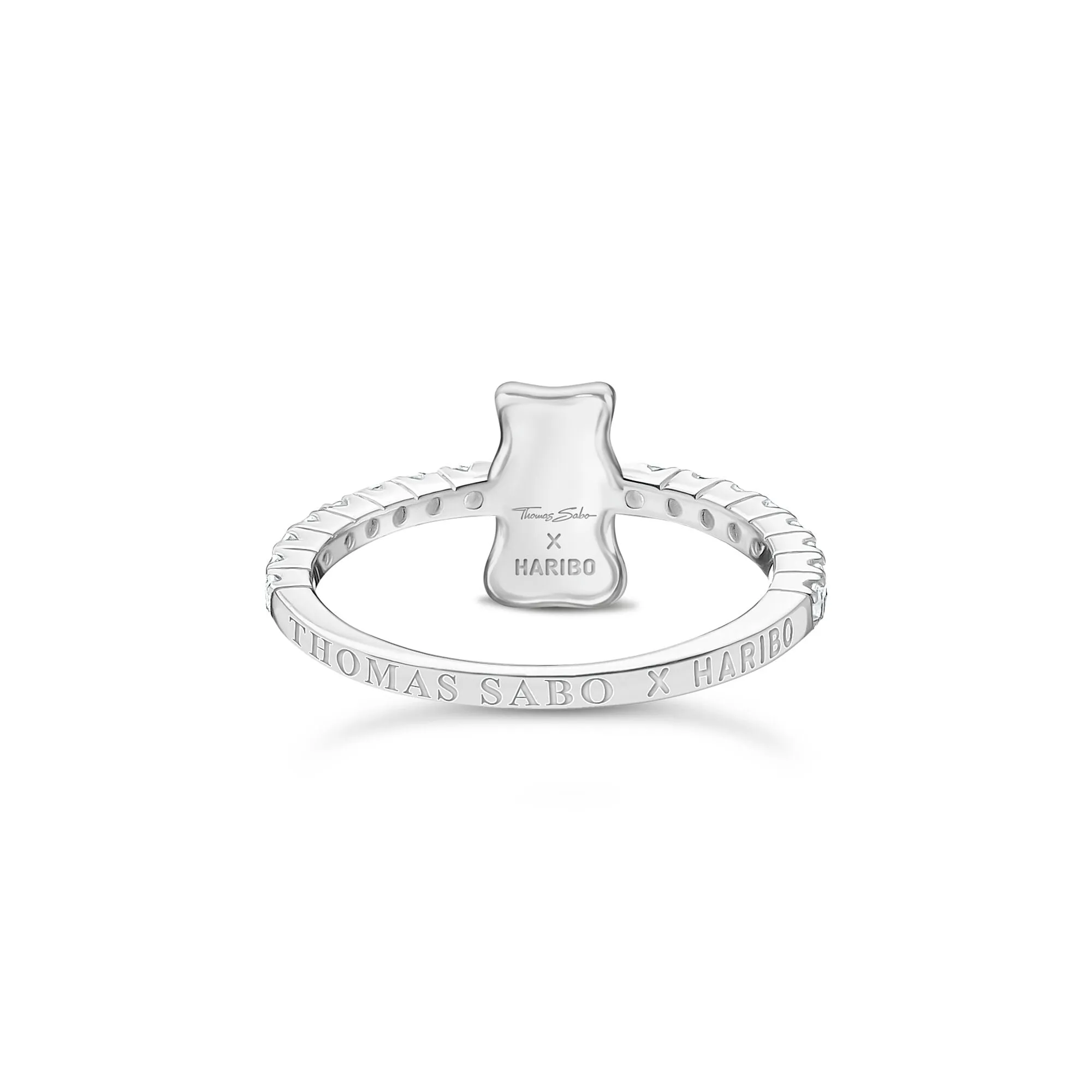 Thomas Sabo Womens Rings Ring with Silver HARIBO goldbear and zirconia