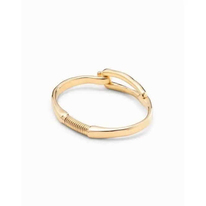 Tied Golden Metal Bracelet Unode50 Jewelry And Accessories