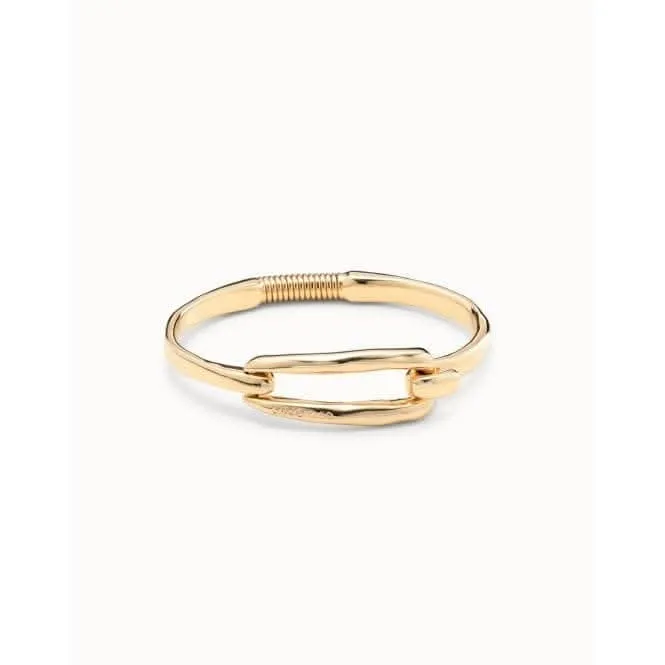 Tied Golden Metal Bracelet Unode50 Jewelry And Accessories