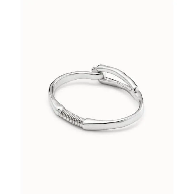 Tied Silver Metal Bracelet Unode50 Jewelry And Accessories