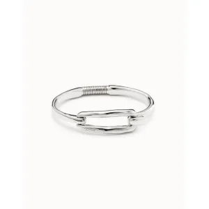 Tied Silver Metal Bracelet Unode50 Jewelry And Accessories