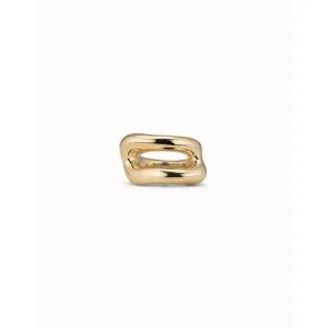 Uno Planet Golden Metal Ring Unode50 Jewelry And Accessories