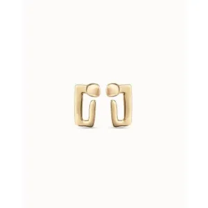 Unusual Golden Metal Earrings Unode50 Jewelry And Accessories
