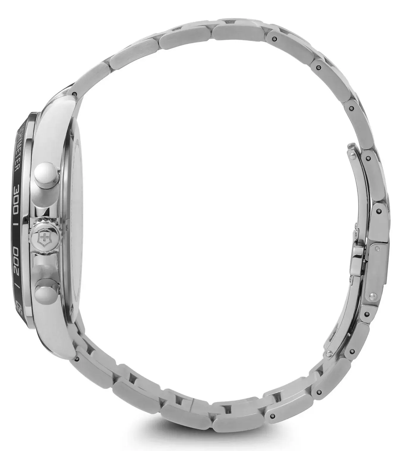 Victorinox Swiss Army FieldForce Chronograph  Stainless Steel Mens Watch White Dial Calendar 241856 Victorinox Swiss Army Watches
