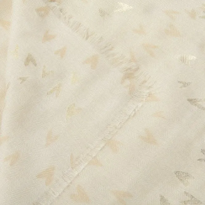 White Foil Sentiment  Heart KLS504 Katie Loxton Jewelry And Accessories