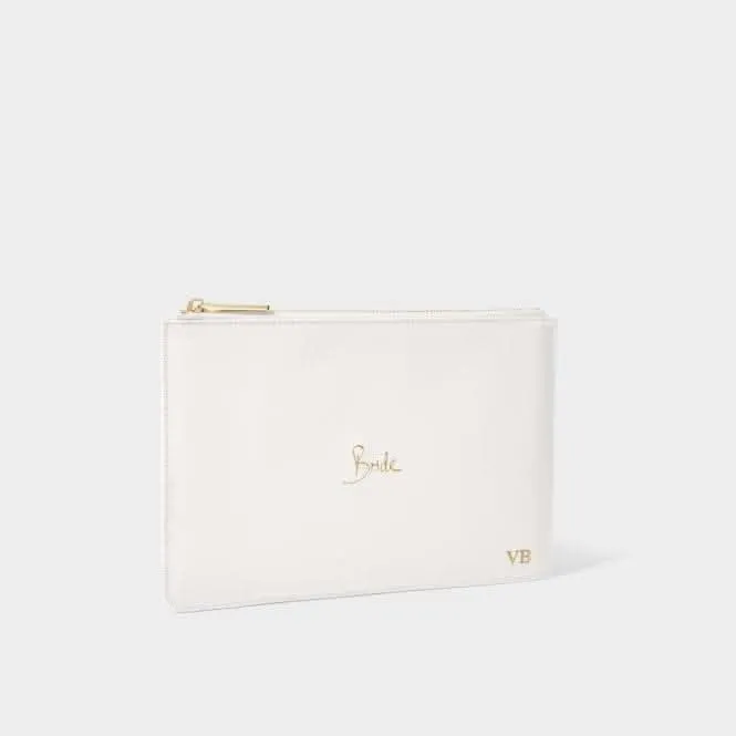 White Perfect Pouch KLB3076 Katie Loxton Jewelry And Accessories