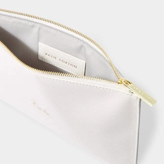 White Perfect Pouch KLB3076 Katie Loxton Jewelry And Accessories