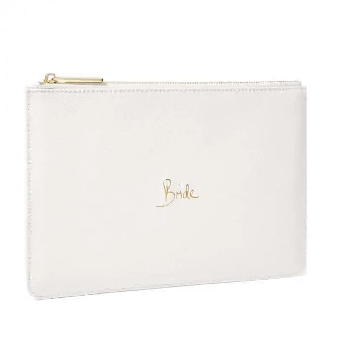 White Perfect Pouch KLB3076 Katie Loxton Jewelry And Accessories