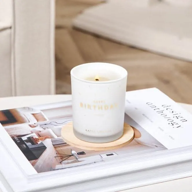 White Sentiment Jar Candle KLC339 Katie Loxton Jewelry And Accessories