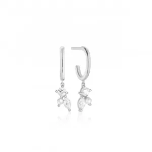 White Zirconia Adria Tre Creolo Earrings SJ-E12226-PCZ Sif Jakobs Jewellery