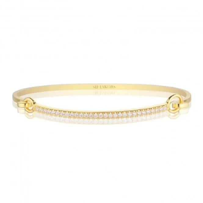 White Zirconia Capizzi Bangle SJ-BG42263-CZ-YG Sif Jakobs Jewellery