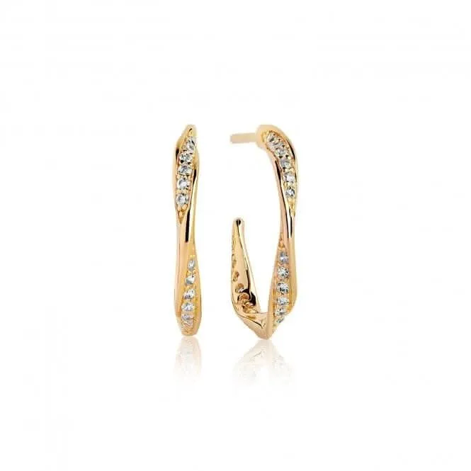 White Zirconia Cetara Piccolo Earrings SJ-E3010-CZ-YG Sif Jakobs Jewellery