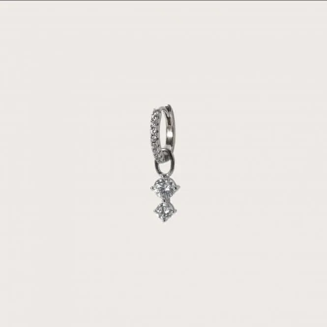 White Zirconia Circolo Due Earring Charm SJ-CH2372-CZ Sif Jakobs Jewellery